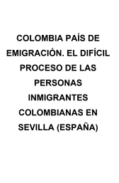 Colombia país de emigración